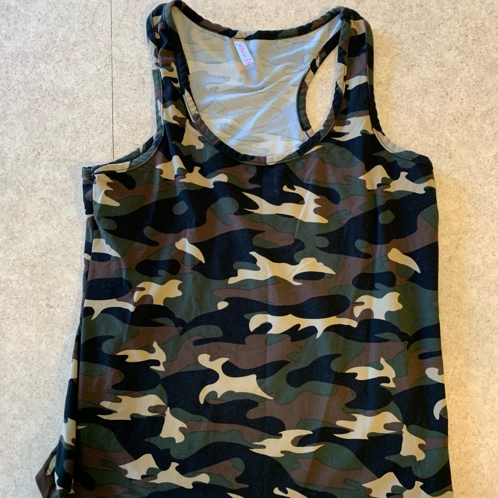 Camo tank top